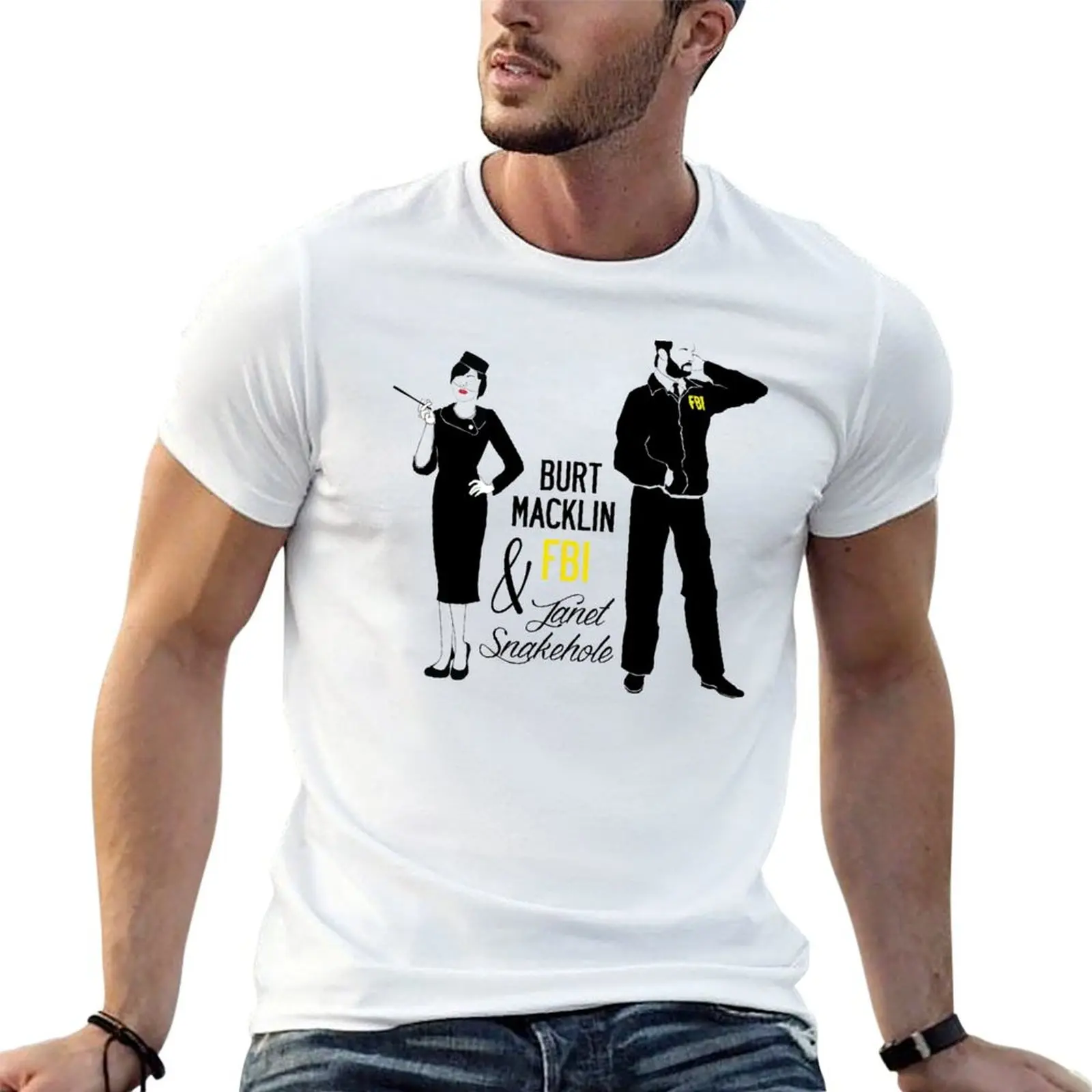 Burt Macklin FBI & Janet Snakehole T-Shirt cotton t shirt man essential t shirt T-Shirt
Burt Macklin FBI & Janet Snakehole T-Shirt cotton t shirt man essential t shirt T-Shirt