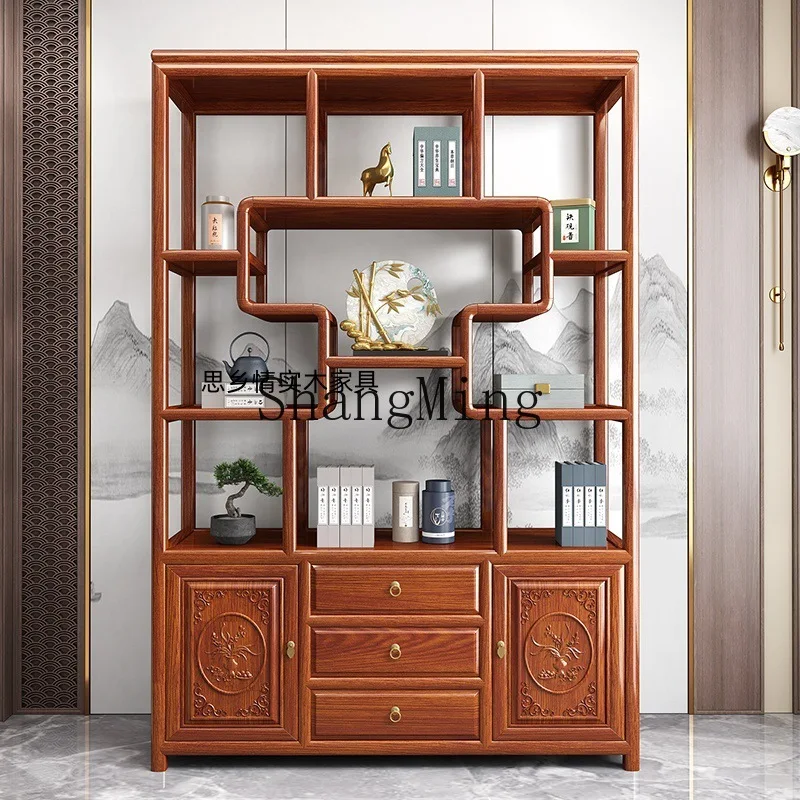 ZYY new Chinese Bogu shelf modern simple shelf display solid wood bookcase partition screen
ZYY new Chinese Bogu shelf modern simple shelf display solid wood bookcase partition screen