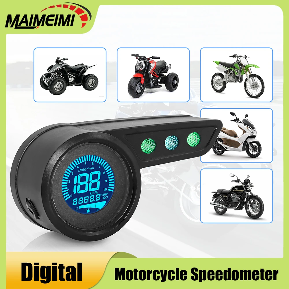 Motorcycle LED Digital Speedometer Backlight Odometer Meter Km/h MPH ODO TRIP Oil level Dashboard Universal For All Motorcycle
Motorcycle LED Digital Speedometer Backlight Odometer Meter Km/h MPH ODO TRIP Oil level Dashboard Universal For All Motorcycle