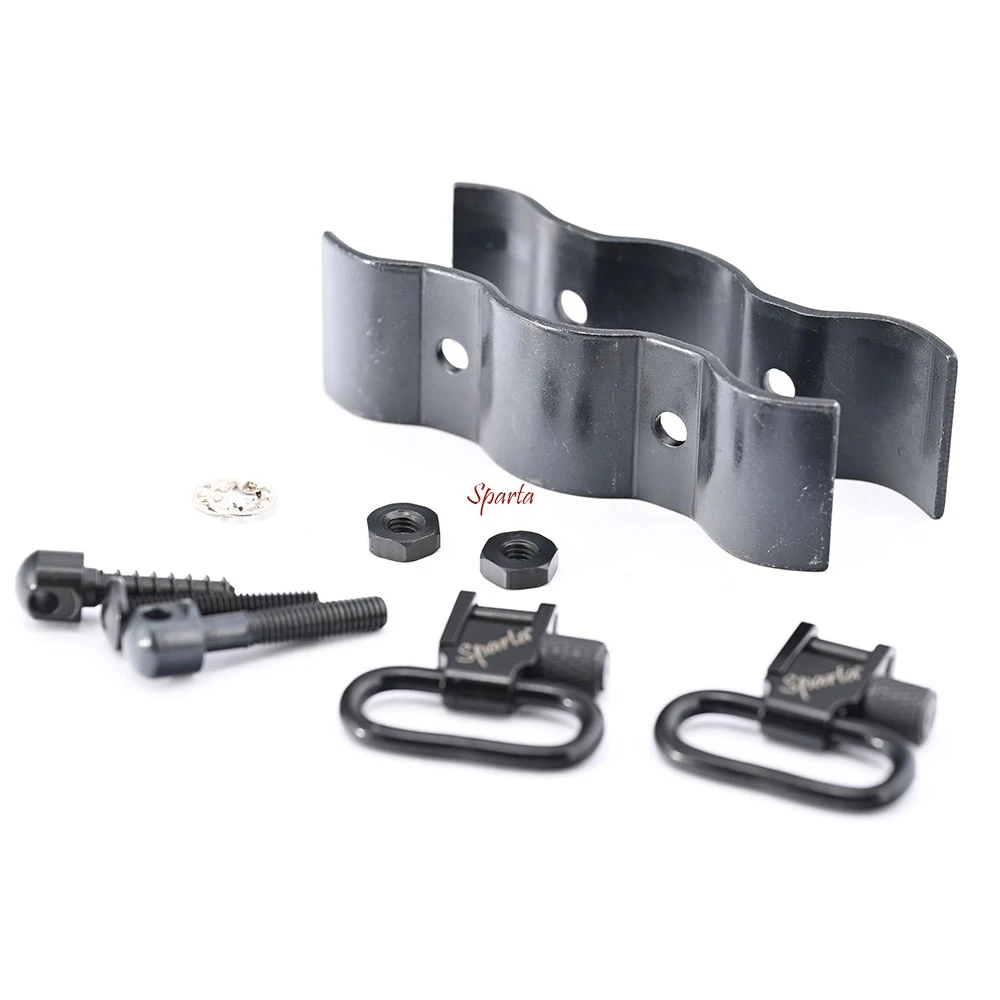 Sparta Sling Swivels With Flashlight Clip Pipe Clamp For Hunting Shotguns 1 Inch Shoulder Straps SSS-16732
Sparta Sling Swivels With Flashlight Clip Pipe Clamp For Hunting Shotguns 1 Inch Shoulder Straps SSS-16732