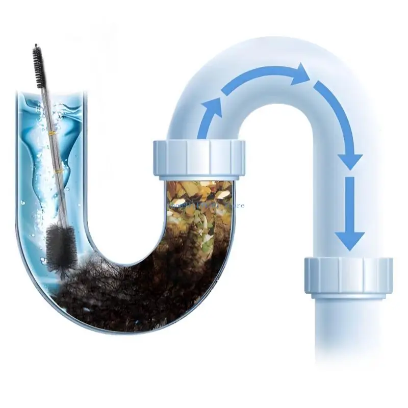 H05E Pipe Cleaning Tool Drain Cleaning Solution with 5 Essential Tool for Bathroom and Kitchen Household Use Various Drains
H05E Pipe Cleaning Tool Drain Cleaning Solution with 5 Essential Tool for Bathroom and Kitchen Household Use Various Drains