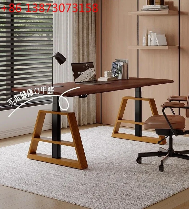 Intelligent electric lifting desk household multi-function dual motor e-sports table solid wood rock slab learning
Intelligent electric lifting desk household multi-function dual motor e-sports table solid wood rock slab learning