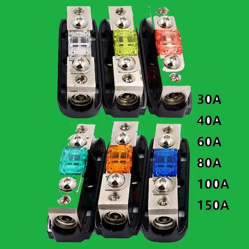 AFS13 Fuse Holder Frosted Shell Nickel Plated 12V 48V Mini Waterproof Easy DIY For Car Audio 30A 40A 60A 80A 100A Colorful
AFS13 Fuse Holder Frosted Shell Nickel Plated 12V 48V Mini Waterproof Easy DIY For Car Audio 30A 40A 60A 80A 100A Colorful