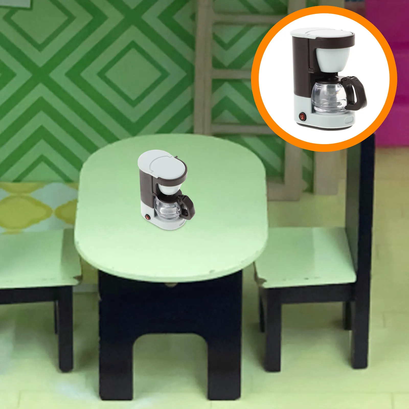 Миниатюрная кофеварка для кукольного домика: Детализированная, реалистичная мини-кофемашина для декора кукольного домика
Миниатюрная кофеварка для кукольного домика: Детализированная, реалистичная мини-кофемашина для декора кукольного домика