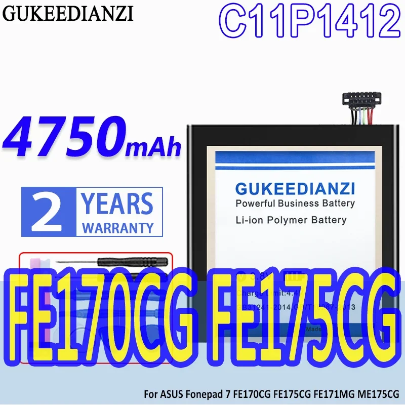 For Asus Fonepad 7 FE170CG FE175CG FE171MG ME175CG C11P1412 Tablet Battery Lightweight 4750mAh
For Asus Fonepad 7 FE170CG FE175CG FE171MG ME175CG C11P1412 Tablet Battery Lightweight 4750mAh