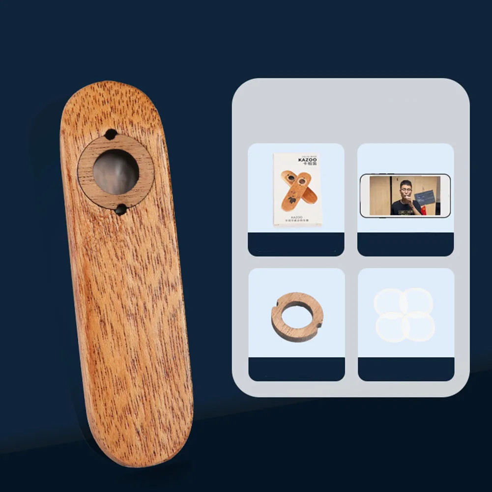 Kazoo Instrument Wooden Mouth Harmonica Optional Style Easy Replacement of Membrane Guitar Ukulele Accompaniment Party Gifts
Kazoo Instrument Wooden Mouth Harmonica Optional Style Easy Replacement of Membrane Guitar Ukulele Accompaniment Party Gifts