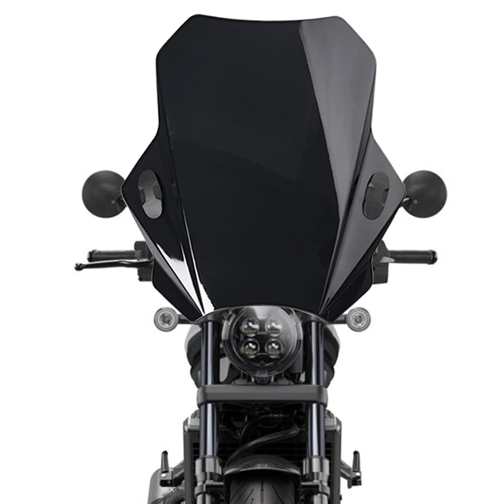 For HONDA REBEL CMX 300 500 1100 CMX300 CMX500 CMX 1100 2017- 2020 2021 Universal Motorcycle Windshield Glass Cover Screen Defl
For HONDA REBEL CMX 300 500 1100 CMX300 CMX500 CMX 1100 2017- 2020 2021 Universal Motorcycle Windshield Glass Cover Screen Defl