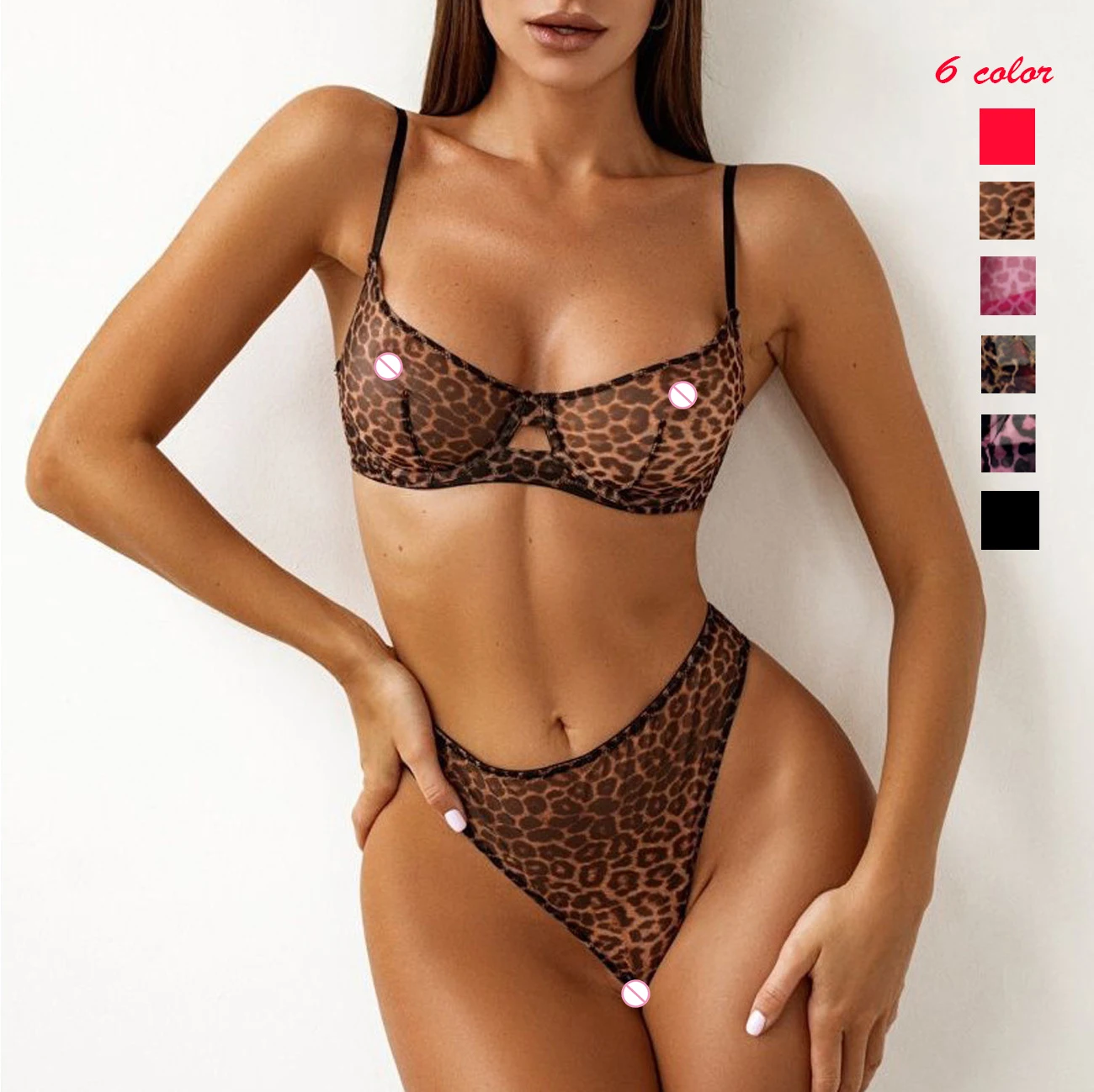 DriftWear Sexy Leopard Lingerie French Casual Bra Ultrathin Mesh Erotic Transparent Underwear Suit With Steel Ring Bra And Panty
DriftWear Sexy Leopard Lingerie French Casual Bra Ultrathin Mesh Erotic Transparent Underwear Suit With Steel Ring Bra And Panty