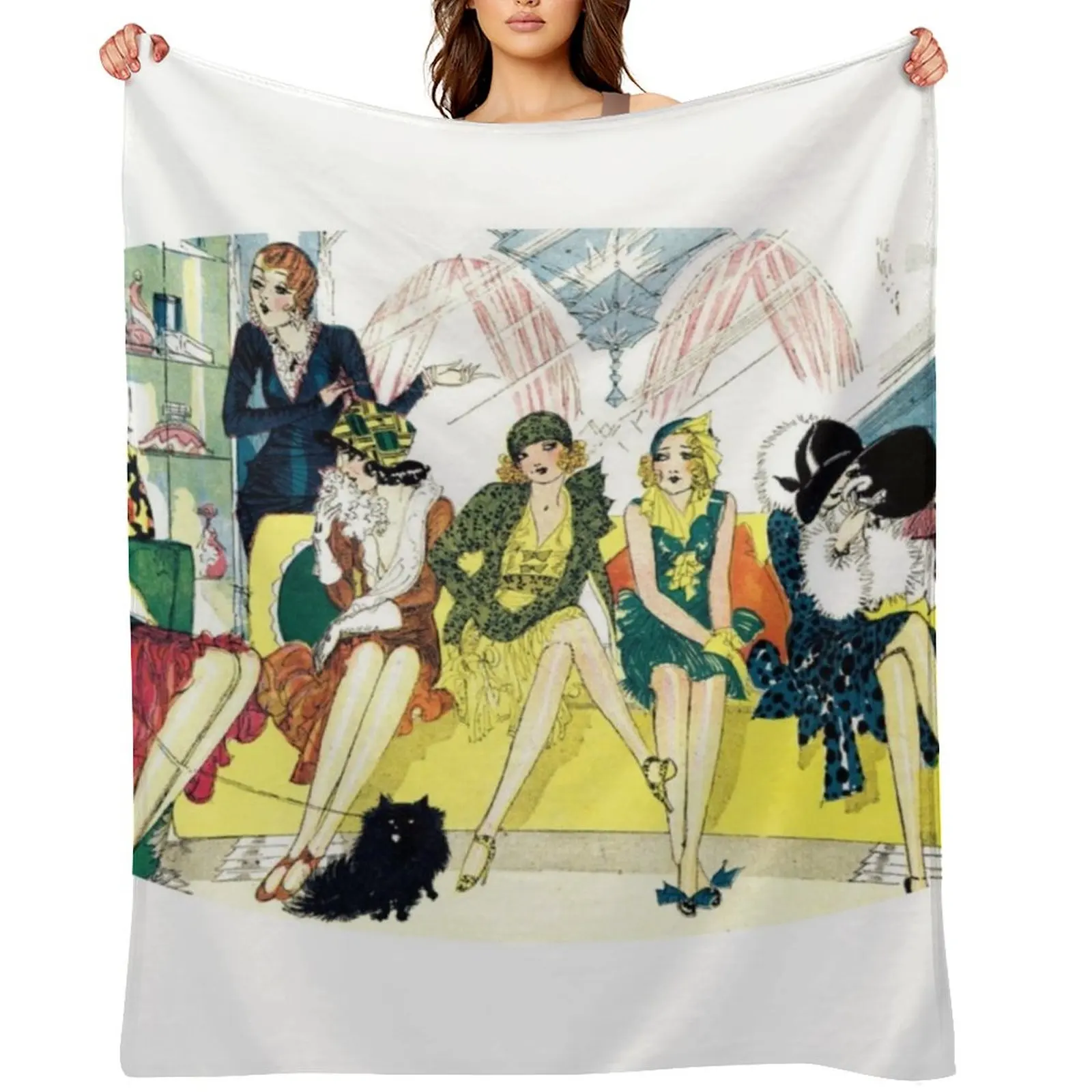 Flappers Shopping by Nell Brinkley HD Throw Blanket Sleeping Bag Softest Hair Cute Plaid Blankets
Flappers Shopping by Nell Brinkley HD Throw Blanket Sleeping Bag Softest Hair Cute Plaid Blankets