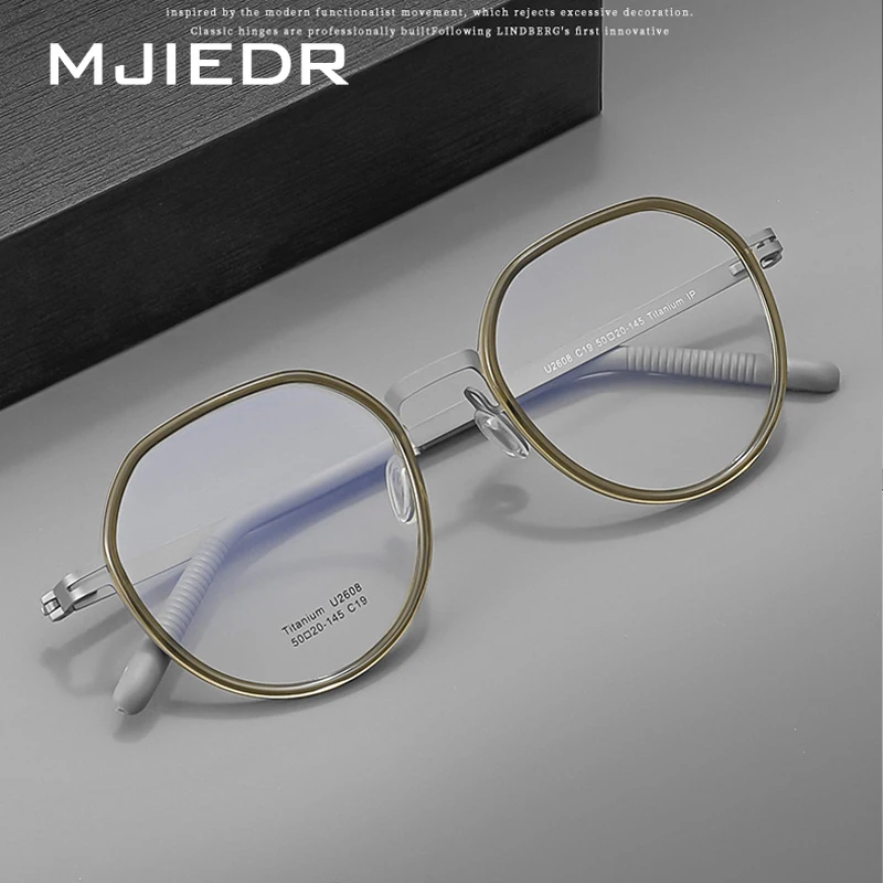 MJIEDR Optical Prescription Eyeglass Man Woman New Fashion Vintage Round Eye Ultra Light Pure Titanium Eyewear Myopia Hyperopia
MJIEDR Optical Prescription Eyeglass Man Woman New Fashion Vintage Round Eye Ultra Light Pure Titanium Eyewear Myopia Hyperopia