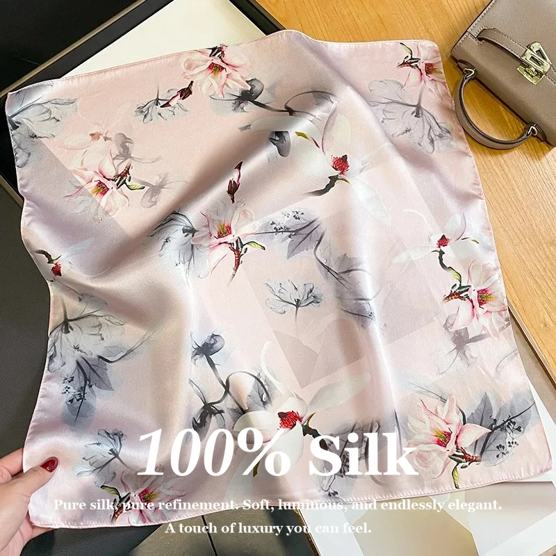 Real Silk Neck Scarf for Women 53cm Small Square 100% Mulberry Silk Bandana Hair Wrap Handkerchief Bag Ribbon Scarf Poncho 2026
Real Silk Neck Scarf for Women 53cm Small Square 100% Mulberry Silk Bandana Hair Wrap Handkerchief Bag Ribbon Scarf Poncho 2026