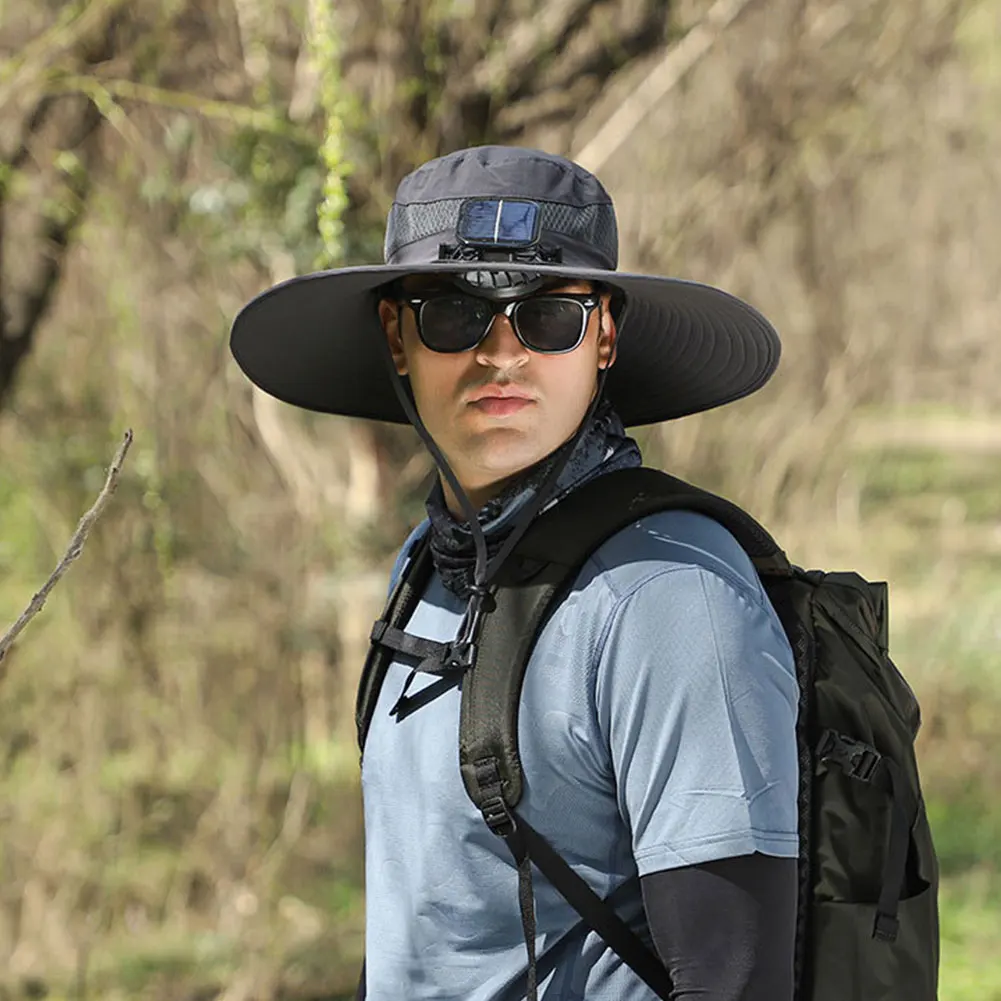 Solar Fan Hat Outdoor Fishing Hat with 2 Solar Fan Fisherman Hat Summer Cap for Men Outdoor Camping Fishing Hiking
Solar Fan Hat Outdoor Fishing Hat with 2 Solar Fan Fisherman Hat Summer Cap for Men Outdoor Camping Fishing Hiking