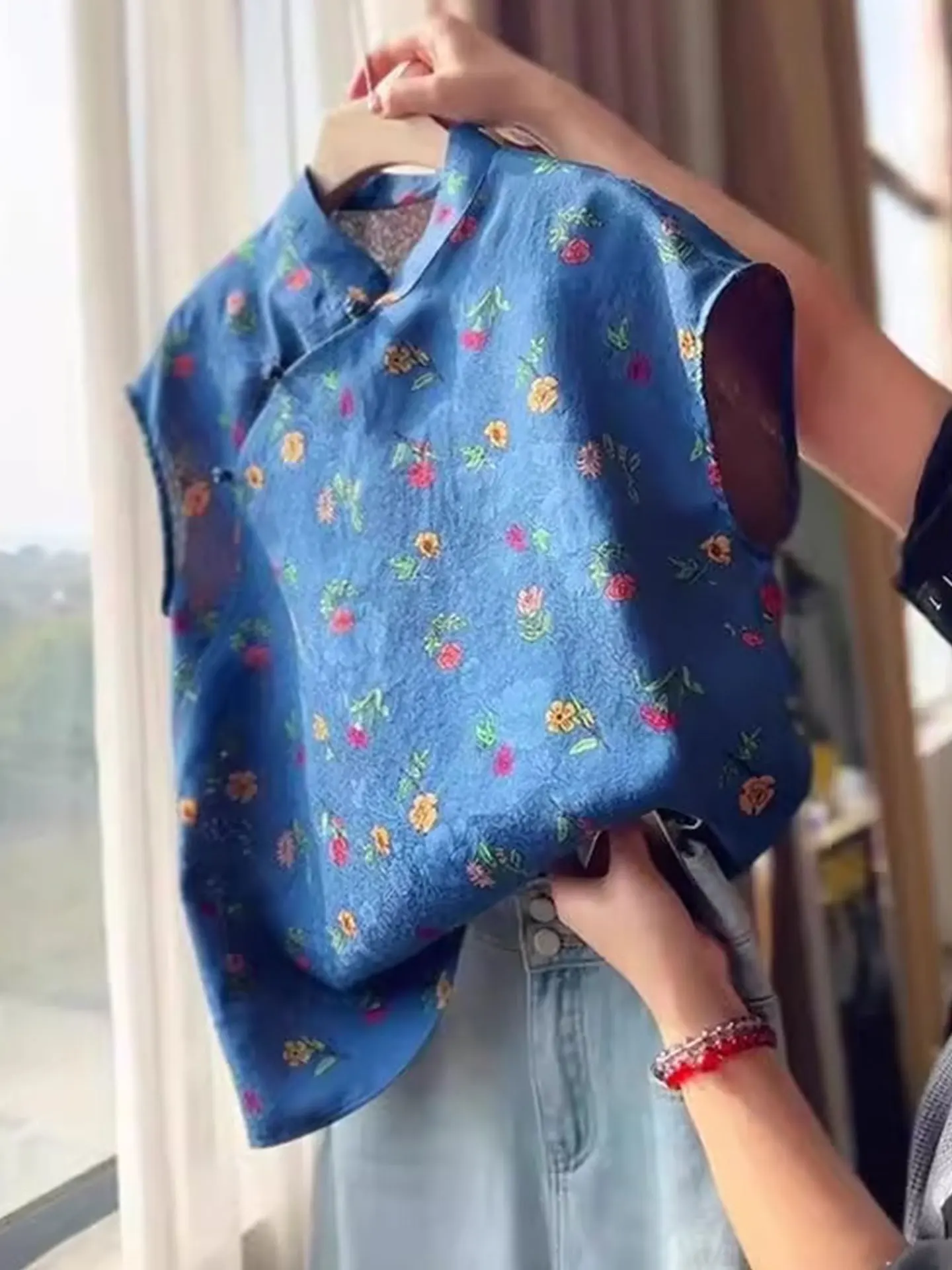 Ele Floral Print Silk Chiffon Svel Top Color Blo Summer Faion Korean Sle Straight Cut Commute Wear
Ele Floral Print Silk Chiffon Svel Top Color Blo Summer Faion Korean Sle Straight Cut Commute Wear