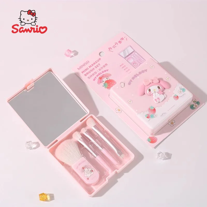 Набор кистей для макияжа Miniso Sanrio в мультяшном стиле Cinnamoroll Melody, Милая кисть для теней для век в форме сердца, кисть для пудры, портативный инструмент для макияжа, подарки
Набор кистей для макияжа Miniso Sanrio в мультяшном стиле Cinnamoroll Melody, Милая кисть для теней для век в форме сердца, кисть для пудры, портативный инструмент для макияжа, подарки