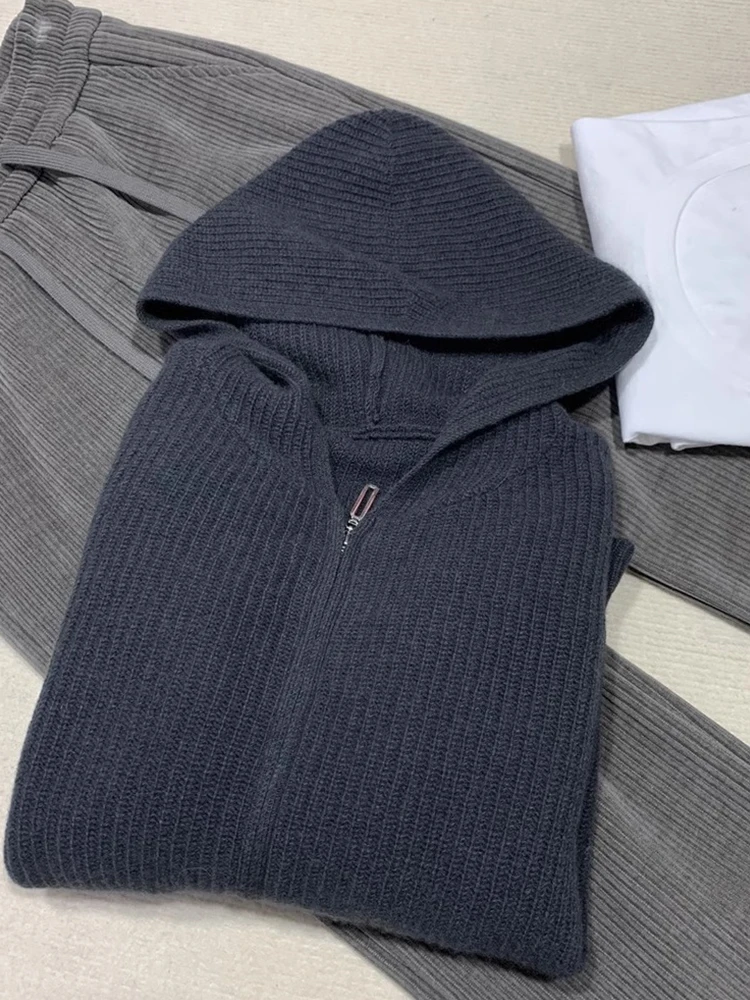 Ele Высококачественный вязаный открытый кардиган на молнии, осенний повседневный женский свитер Camere, утягивающий модный длинный свитер с капюшоном све
Ele Высококачественный вязаный открытый кардиган на молнии, осенний повседневный женский свитер Camere, утягивающий модный длинный свитер с капюшоном све