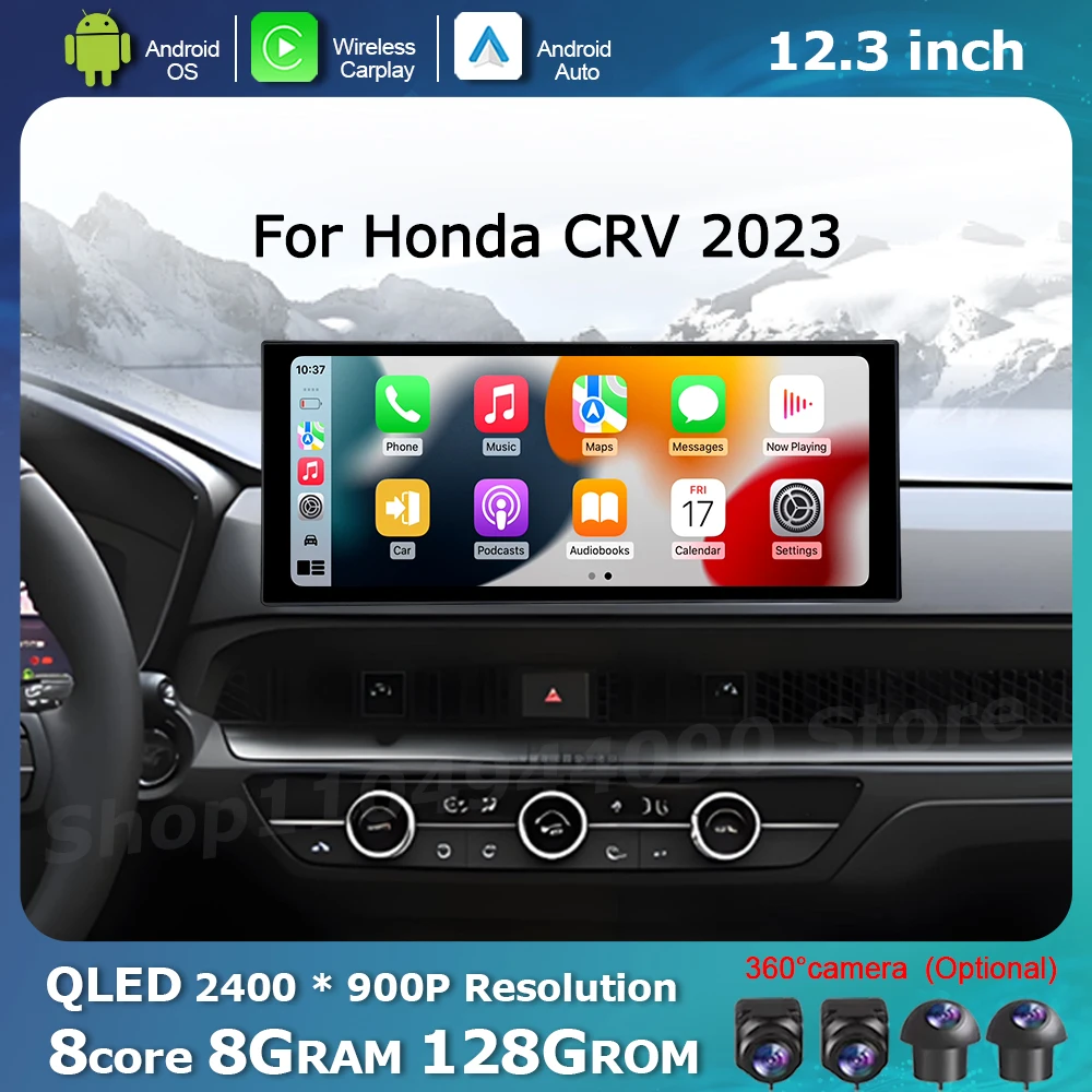 QLED 2400*900P Car Touch Display Screen for Honda CRV 2023 Multimedia Radio Player GPS Navigation WiFi BT Carplay Android Auto
QLED 2400*900P Car Touch Display Screen for Honda CRV 2023 Multimedia Radio Player GPS Navigation WiFi BT Carplay Android Auto