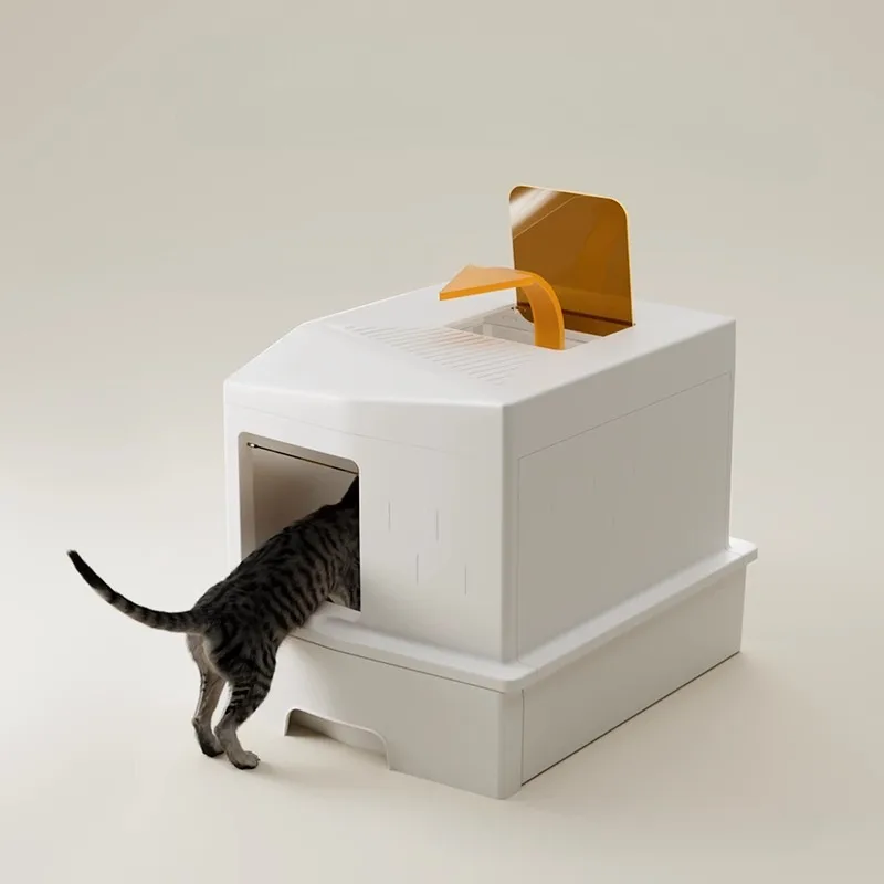 Large Fully Enclosed Cat Litter Box Odor Proof Drawer Cat Toilets Removable Design Pet Cats Bedpans Pet Products Supplies
Large Fully Enclosed Cat Litter Box Odor Proof Drawer Cat Toilets Removable Design Pet Cats Bedpans Pet Products Supplies