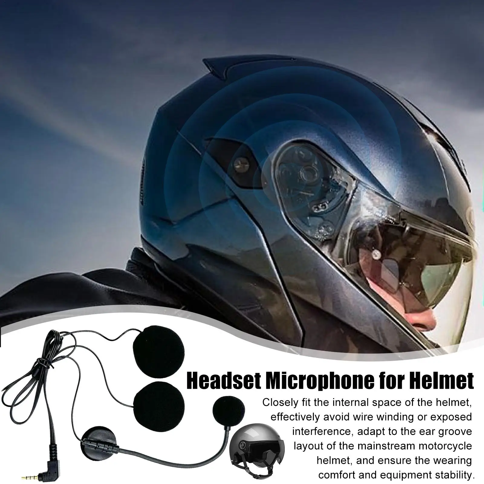 Dirtbike Helmet Speakers Motorcycle Helmet Speakers Noise-canceling Communication System Modular Design For Racing Street Riding
Dirtbike Helmet Speakers Motorcycle Helmet Speakers Noise-canceling Communication System Modular Design For Racing Street Riding
