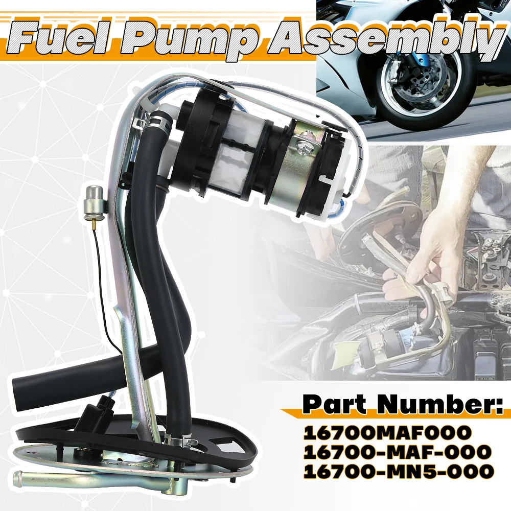 Motorcycle Fuel Pump Assembly 16700-MAF-000 For Honda 1988-2000 GL1500 GL1500A GL1500SE Goldwing 16700MAF000 16700-MN5-000
Motorcycle Fuel Pump Assembly 16700-MAF-000 For Honda 1988-2000 GL1500 GL1500A GL1500SE Goldwing 16700MAF000 16700-MN5-000