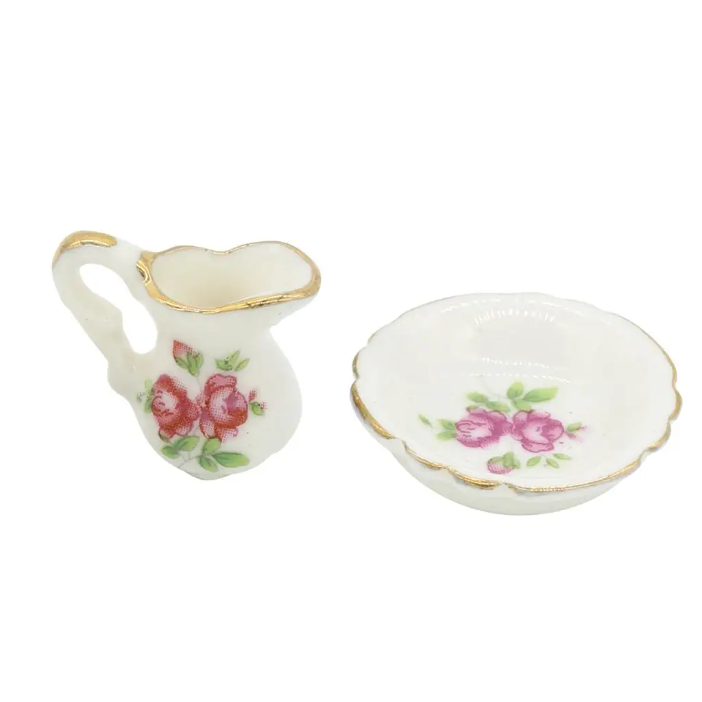 1 12 Scale Dollhouse Accessories Mini Water Pot Washbasin Miniature Things Porcelain Set for Mini House Kit
1 12 Scale Dollhouse Accessories Mini Water Pot Washbasin Miniature Things Porcelain Set for Mini House Kit