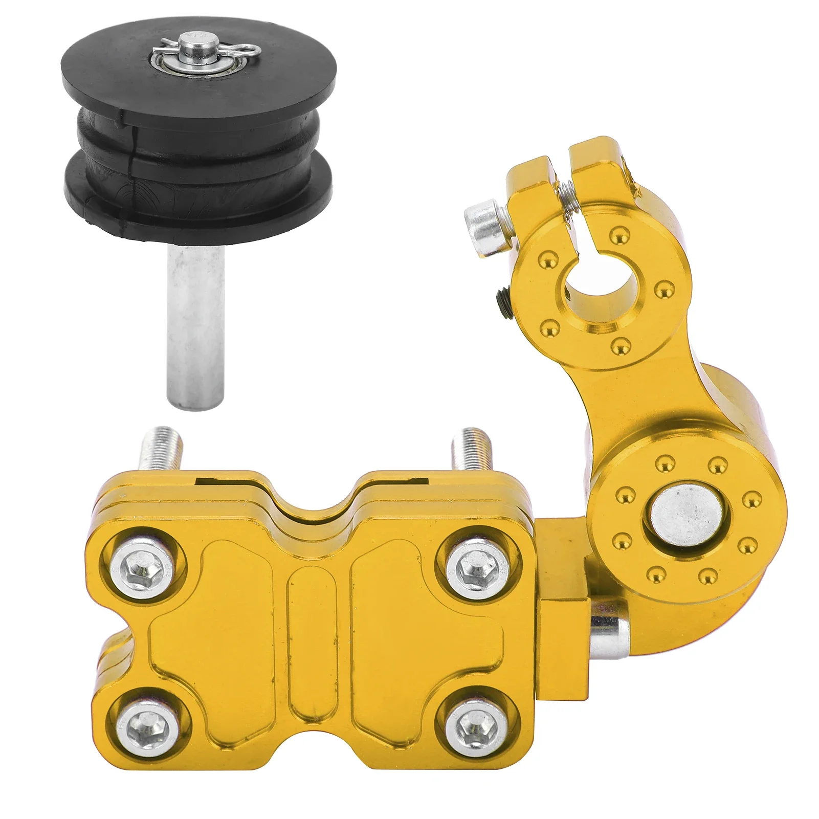 【Universal】Aluminum Motorcycle Chain Tensioner Automatic Adjuster for ATV Dirt Bike - Yellow
【Universal】Aluminum Motorcycle Chain Tensioner Automatic Adjuster for ATV Dirt Bike - Yellow