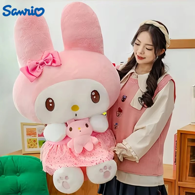 95CM Big Size Sanrio Hug A Bunny Kuromi My Melody Plushies Cartoon Anime Stuffed Kawaii Comfortable Soft Doll Children Toy Gift
95CM Big Size Sanrio Hug A Bunny Kuromi My Melody Plushies Cartoon Anime Stuffed Kawaii Comfortable Soft Doll Children Toy Gift