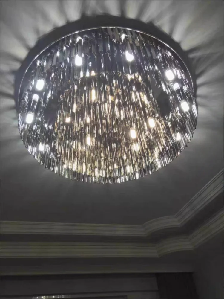 2024 Modern Black Crystal Ceiling Light Luxury Bedroom Lamps Living Room Lustre Home Decor Led Ceiling Chandelier Home Appliance
2024 Modern Black Crystal Ceiling Light Luxury Bedroom Lamps Living Room Lustre Home Decor Led Ceiling Chandelier Home Appliance