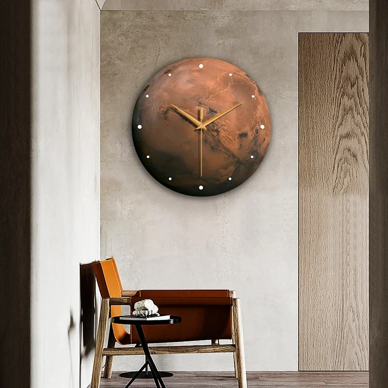 Large Size Planet surface Artwork Wall Clock, Luxurious Muted Quartz Clock for Home Decor,living Room,bed Room Décor
Large Size Planet surface Artwork Wall Clock, Luxurious Muted Quartz Clock for Home Decor,living Room,bed Room Décor