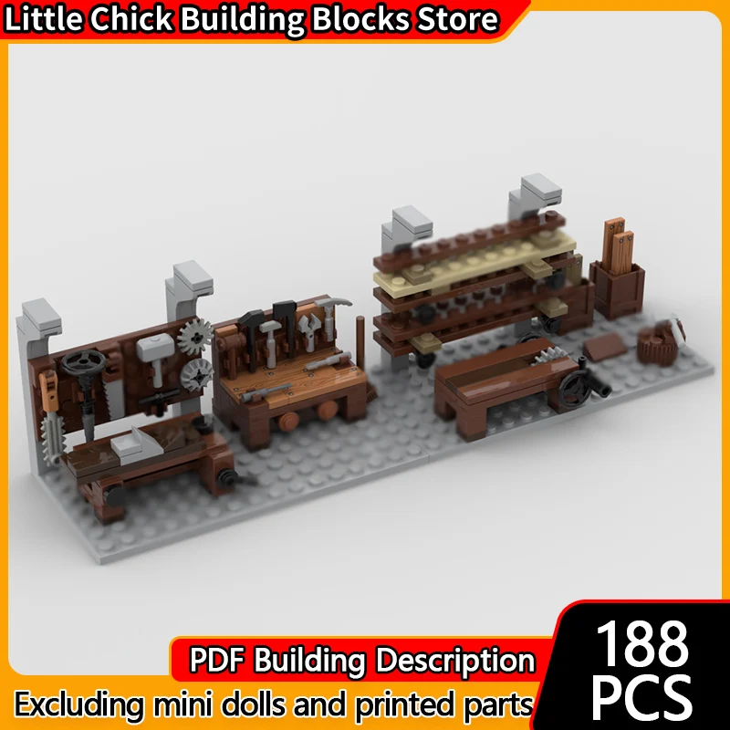 City Street View Model MOC Building Bricks Old Carpenter's Workshop Modular Technology Children Holiday Gifts Assemble Toys Suit
City Street View Model MOC Building Bricks Old Carpenter's Workshop Modular Technology Children Holiday Gifts Assemble Toys Suit