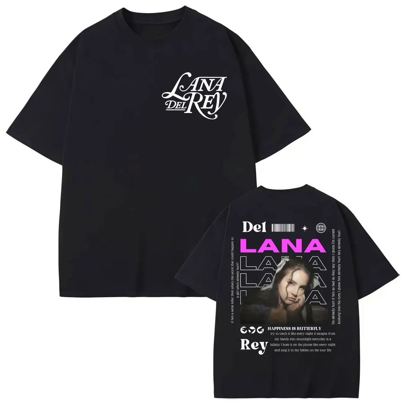 Singer Lana Del Rey Merch T-shirt Men Women Clothing Fashion Aesthetic T-shirts Summer High Quality Cotton Oversized T Shirts
Singer Lana Del Rey Merch T-shirt Men Women Clothing Fashion Aesthetic T-shirts Summer High Quality Cotton Oversized T Shirts