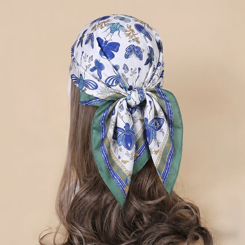 Square Scarf Handkerchief Hijab Print Turban Female Luxury Fashion Headscarf Headband Neckerchief Bandana Shawl Windproof Wraps
Square Scarf Handkerchief Hijab Print Turban Female Luxury Fashion Headscarf Headband Neckerchief Bandana Shawl Windproof Wraps