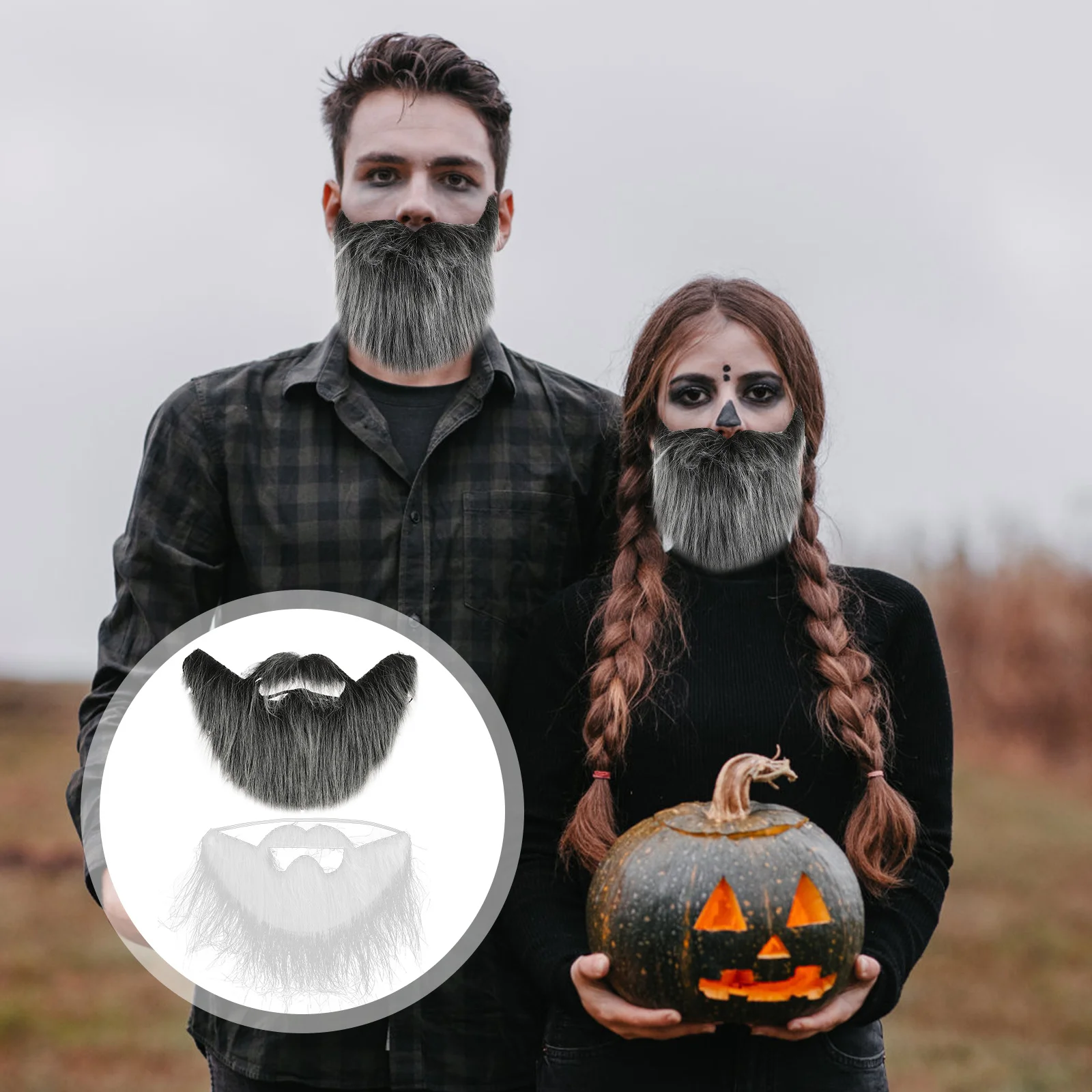 2Pcs Fake Mustache Cosplay Props Lifelike Reusable Beard Party Photo Prop Halloween Costume Accessory Realistic Fake Beard 
2Pcs Fake Mustache Cosplay Props Lifelike Reusable Beard Party Photo Prop Halloween Costume Accessory Realistic Fake Beard