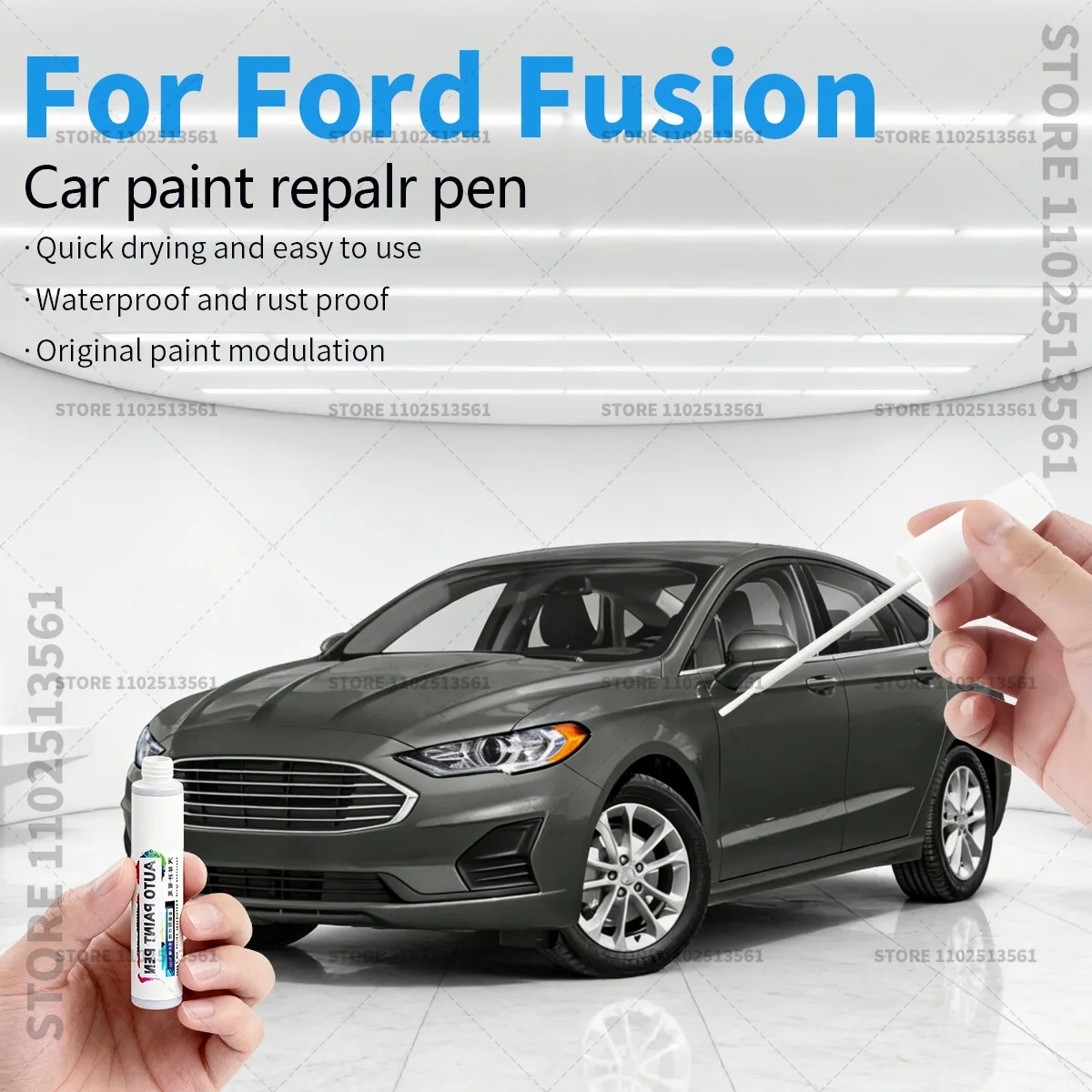 Ручка-корректор для ремонта автомобильной краски Ford Fusion, аксессуары для устранения царапин, цвета: черный, серебристый, серый, белый, платиновый, белый золотой, синий металлик
Ручка-корректор для ремонта автомобильной краски Ford Fusion, аксессуары для устранения царапин, цвета: черный, серебристый, серый, белый, платиновый, белый золотой, синий металлик