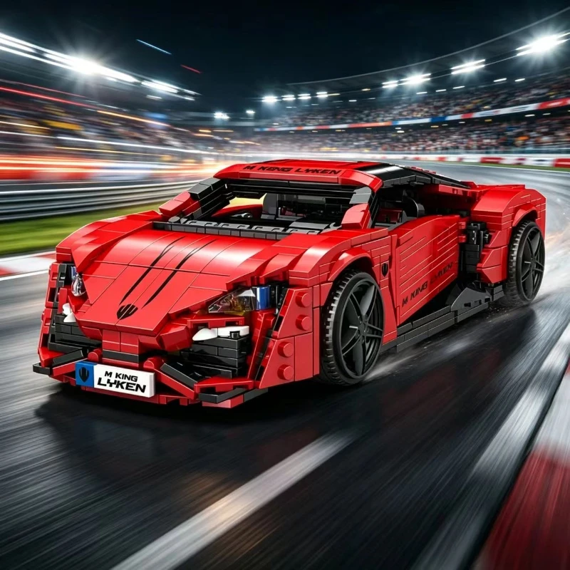 With Original Box Technical Car Toys The Red Lykan Sport Racing Car Building Block Assembly Brick Set Christmas Gift
With Original Box Technical Car Toys The Red Lykan Sport Racing Car Building Block Assembly Brick Set Christmas Gift