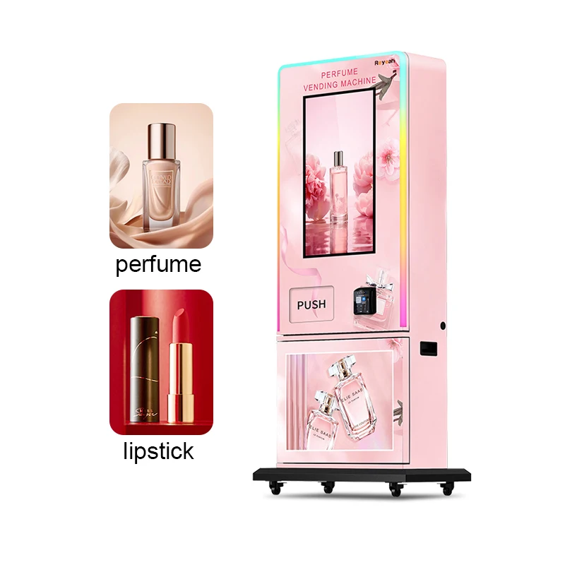 Automatic Perfume Vending Machine 32 Inch Smart Cosmetics Hair Perfume Lipstick Combo Touch Screen Vending Machine