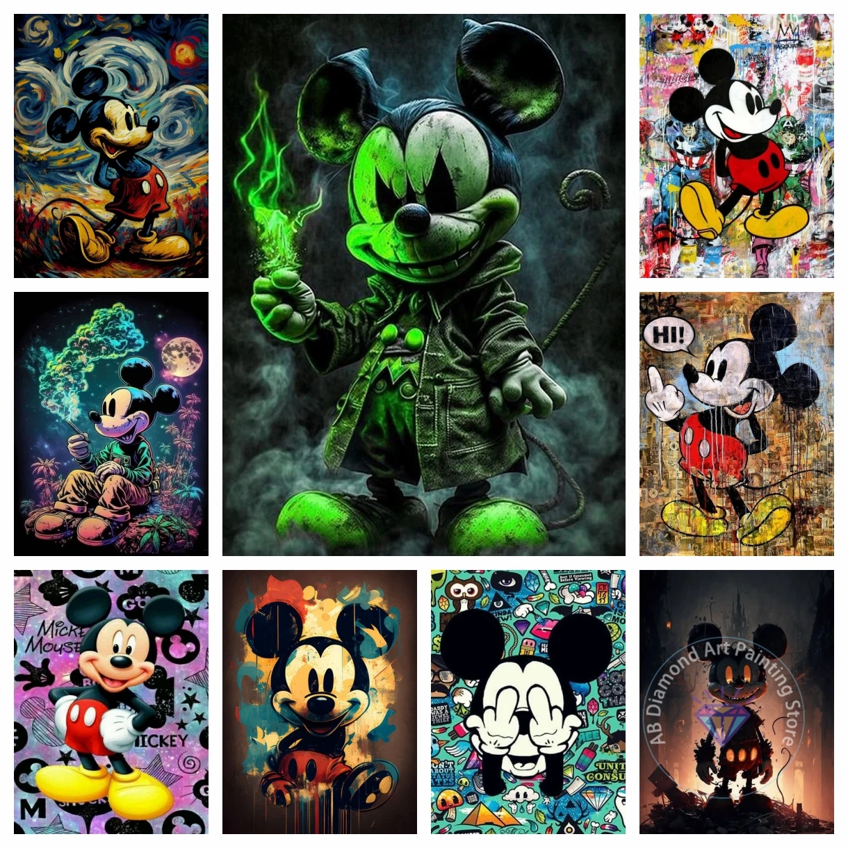 New Disney AB Diamond Painting Set Minnie Graffiti Mouse Embroidery 5D DIY Mosaic Cross Stitch Handmade Art Home Decoration
New Disney AB Diamond Painting Set Minnie Graffiti Mouse Embroidery 5D DIY Mosaic Cross Stitch Handmade Art Home Decoration