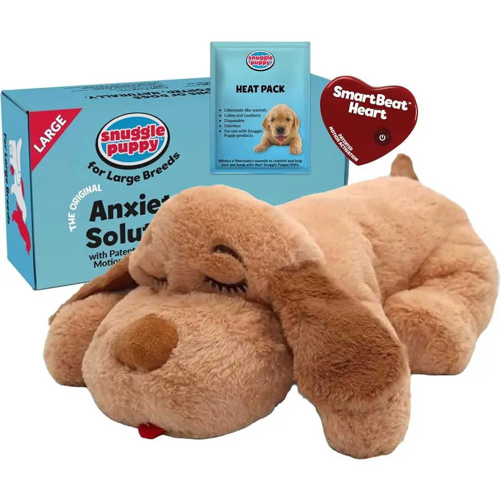 Plush Dog Toy with Realistic Pulse and Heat for Small to Large Breeds, Ideal for Crate Time, First Nights, and Rest
Plush Dog Toy with Realistic Pulse and Heat for Small to Large Breeds, Ideal for Crate Time, First Nights, and Rest