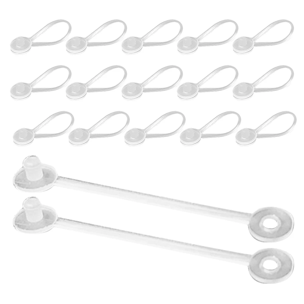 150pcs Fasteners Clear Round Head Lock Pin Fixing Security Ties Clothes Shoes Bags Plastic Tag Loops Retail Store Supplies Label
150pcs Fasteners Clear Round Head Lock Pin Fixing Security Ties Clothes Shoes Bags Plastic Tag Loops Retail Store Supplies Label
