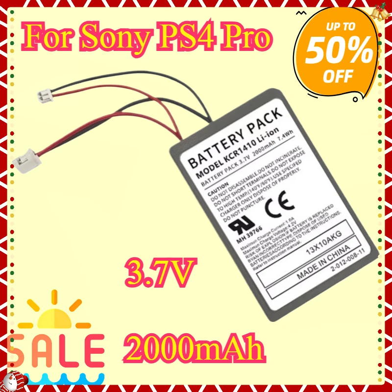 New 3.7V Rechargeable Battery For Sony PS4 PRO CUH-ZCT2 or CUH-ZCT2U Controller Playstation GamePad 2000mah Li-ion KCR1410 1PCS
New 3.7V Rechargeable Battery For Sony PS4 PRO CUH-ZCT2 or CUH-ZCT2U Controller Playstation GamePad 2000mah Li-ion KCR1410 1PCS