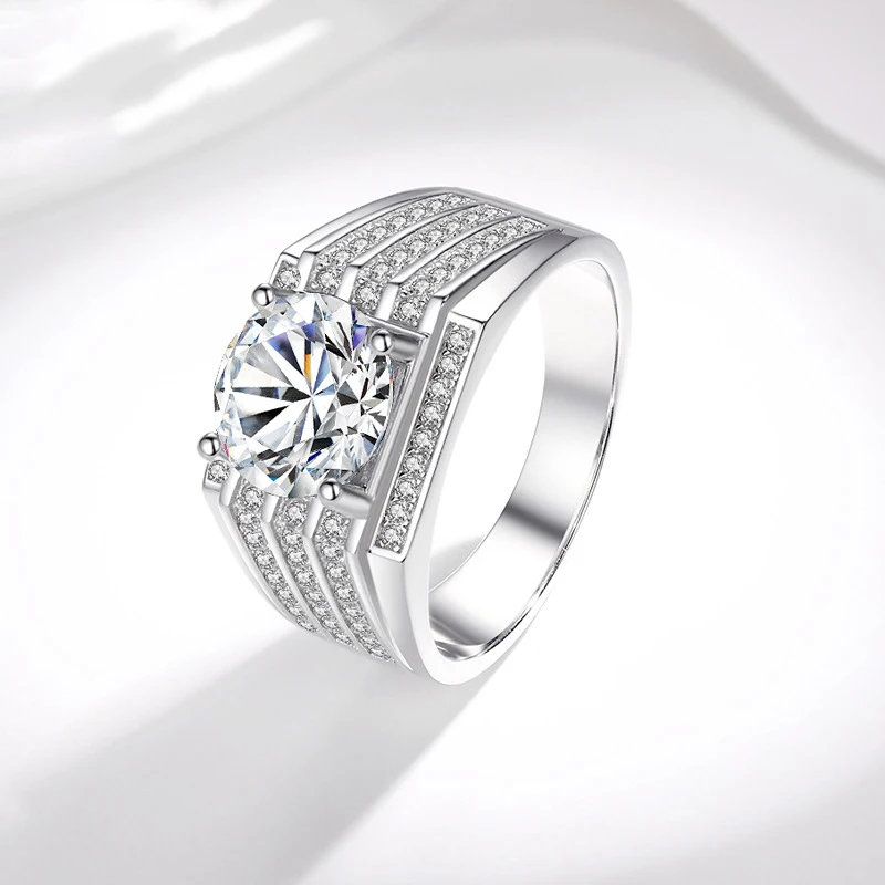Luxury Lab Diamond Men's Ring 3CT Mosang Stone Passes Diamond Test S925 Sterling Silver Jewelry Wedding Engagement Gift
Luxury Lab Diamond Men's Ring 3CT Mosang Stone Passes Diamond Test S925 Sterling Silver Jewelry Wedding Engagement Gift