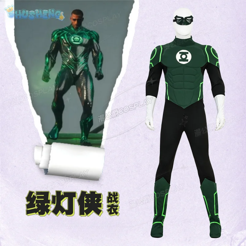 Adults Green Lantern Superhero Cosplay Costumes Zentai Halloween Party Bodysuit Props masks shoes Men Fantasy Battle G.L Uniform
Adults Green Lantern Superhero Cosplay Costumes Zentai Halloween Party Bodysuit Props masks shoes Men Fantasy Battle G.L Uniform