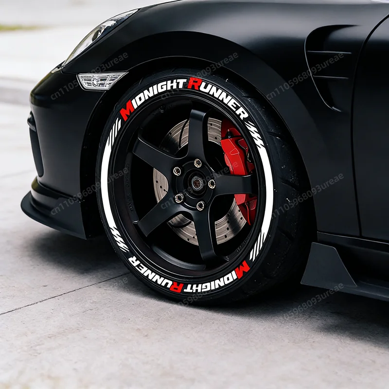 8/16 PCS MIDNIGHTRUNNER Permanent Auto Tire Wheel Stickers Lettering Car Tuning Universal 3D PVC Tire Decoration Stickers
8/16 PCS MIDNIGHTRUNNER Permanent Auto Tire Wheel Stickers Lettering Car Tuning Universal 3D PVC Tire Decoration Stickers