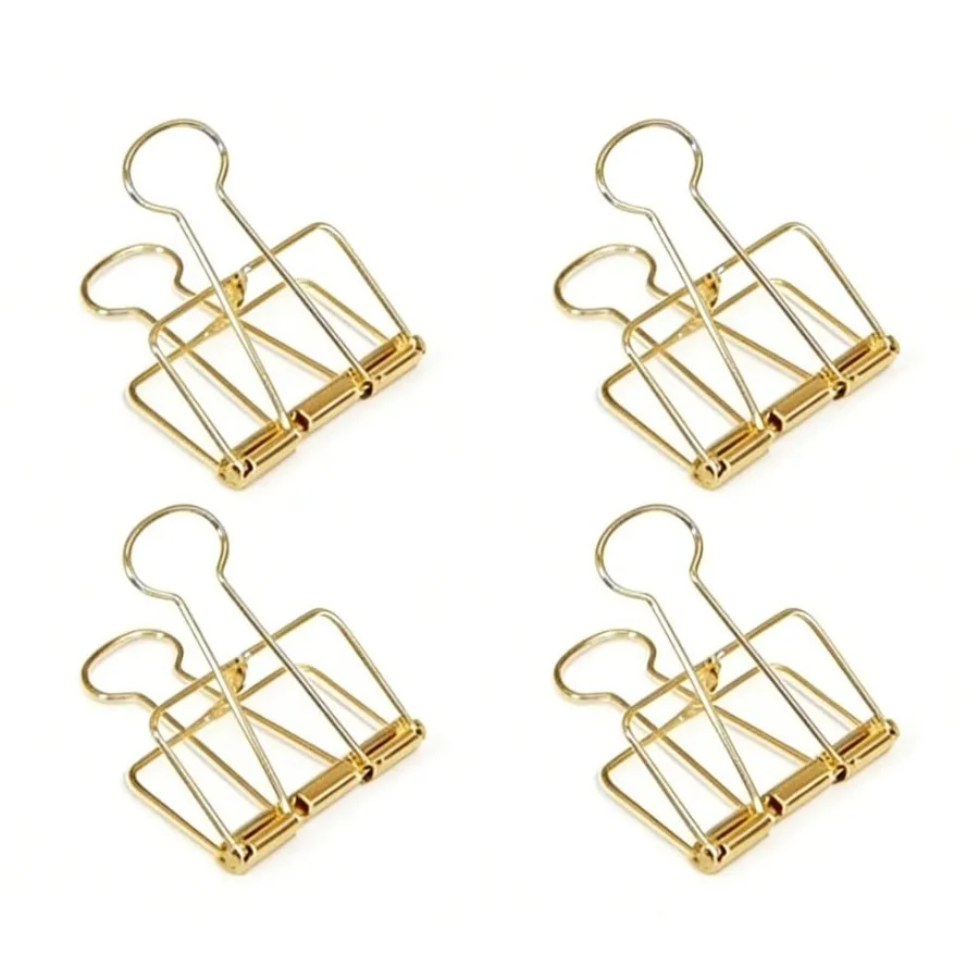 4Pcs Gold Hollow Out Long Tail Wire Binder Clips Paper Binder Clip Large Binder and Paper Clips Small in Size and Light in Weig
4Pcs Gold Hollow Out Long Tail Wire Binder Clips Paper Binder Clip Large Binder and Paper Clips Small in Size and Light in Weig