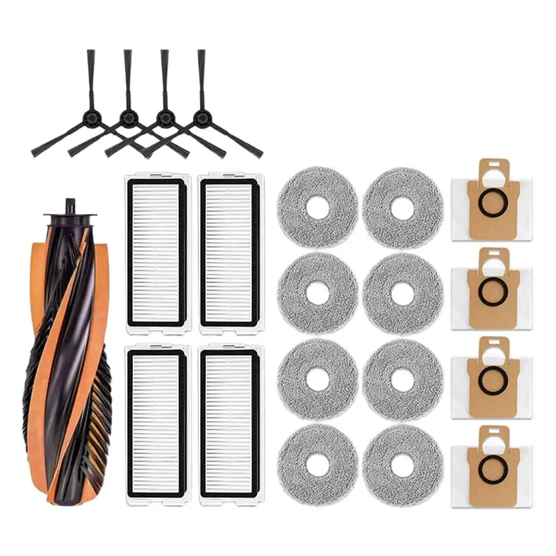 Benchmade Quality For JONR P20 PRO / T5 Pro Robot Vacuum Cleaner Accessories Main Side Brush Hepa Filter Mop Cloth Dust Bags
Benchmade Quality For JONR P20 PRO / T5 Pro Robot Vacuum Cleaner Accessories Main Side Brush Hepa Filter Mop Cloth Dust Bags