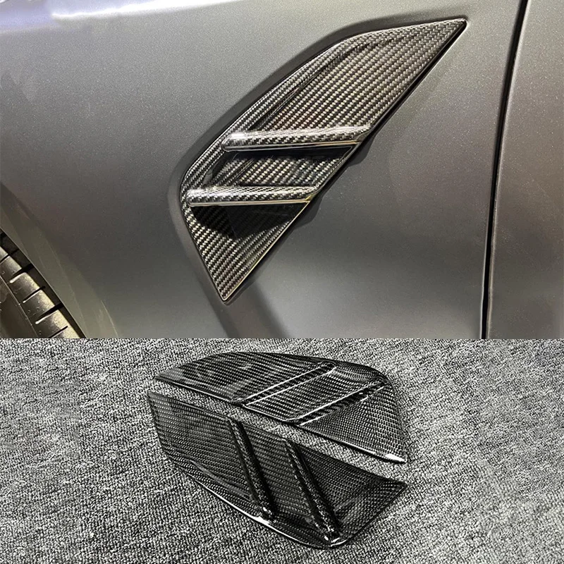 For BMW G80 G82 M3 M4 2021-IN 2pcs/set Dry carbon fiber replacement side wing caps for side air intake cap trim
For BMW G80 G82 M3 M4 2021-IN 2pcs/set Dry carbon fiber replacement side wing caps for side air intake cap trim