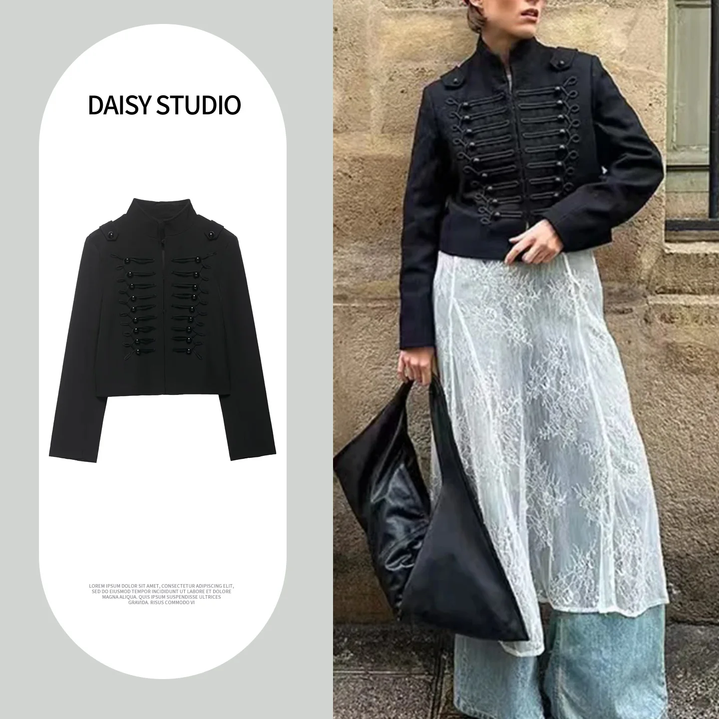 Spring New Arrival Women's Short Style Suit Jacket Stand Collar Long Sleeve Metal Hook Button Casual Standard Fit Polyester F...
Spring New Arrival Women's Short Style Suit Jacket Stand Collar Long Sleeve Metal Hook Button Casual Standard Fit Polyester F...