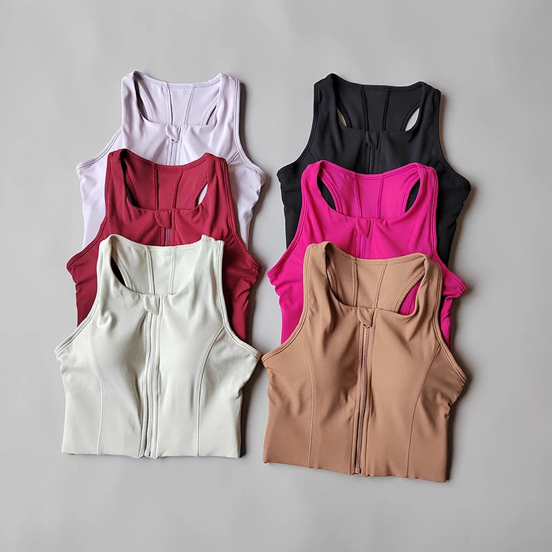 High-intensity Sports Vest Bras Front Zipper Integrated Yoga Underwear Gathering Shock-proof Running Breathable Fitness Vest
High-intensity Sports Vest Bras Front Zipper Integrated Yoga Underwear Gathering Shock-proof Running Breathable Fitness Vest