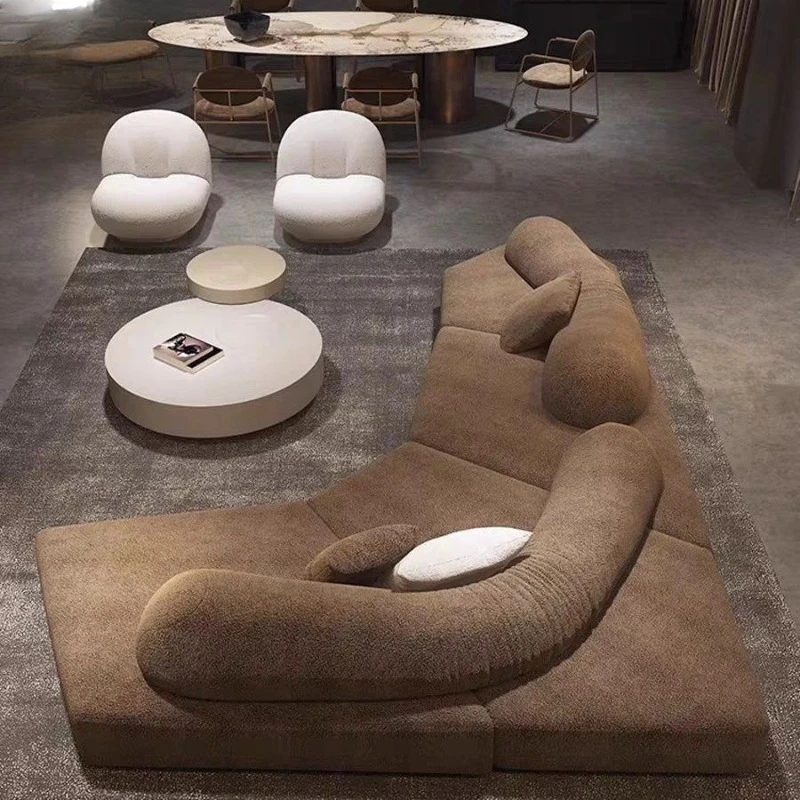 Italian Minimalist Rock Fabric Sofa Italian Large Apartment Special-shaped Module Living Room Combination Villa Daping
Italian Minimalist Rock Fabric Sofa Italian Large Apartment Special-shaped Module Living Room Combination Villa Daping