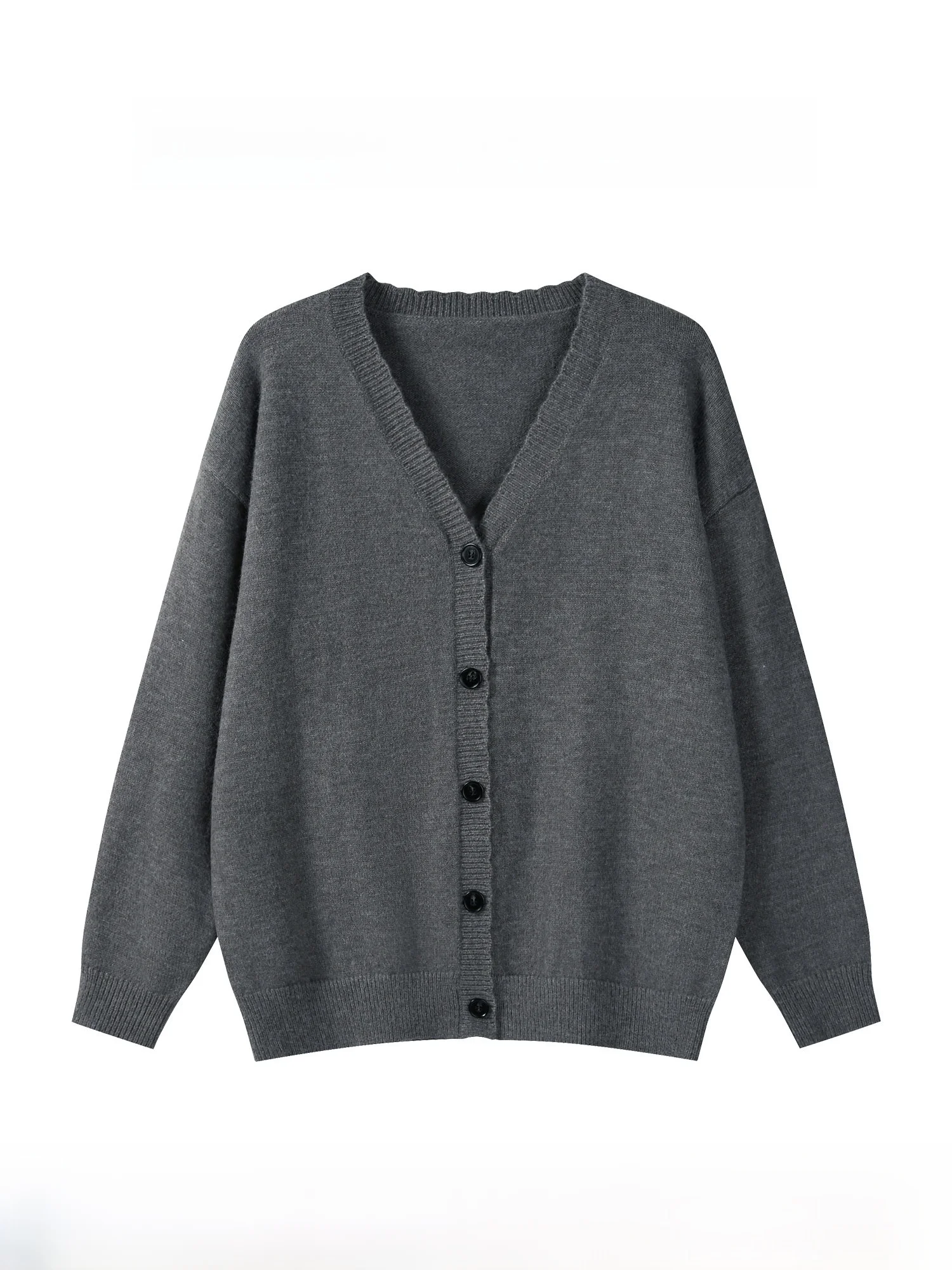 Свободный вязаный кардиган с V-образным вырезом для женщин, в корейском стиле, с длинными рукавами, из мягкой полиэстеровой смеси, верхняя одежда для осени
Свободный вязаный кардиган с V-образным вырезом для женщин, в корейском стиле, с длинными рукавами, из мягкой полиэстеровой смеси, верхняя одежда для осени