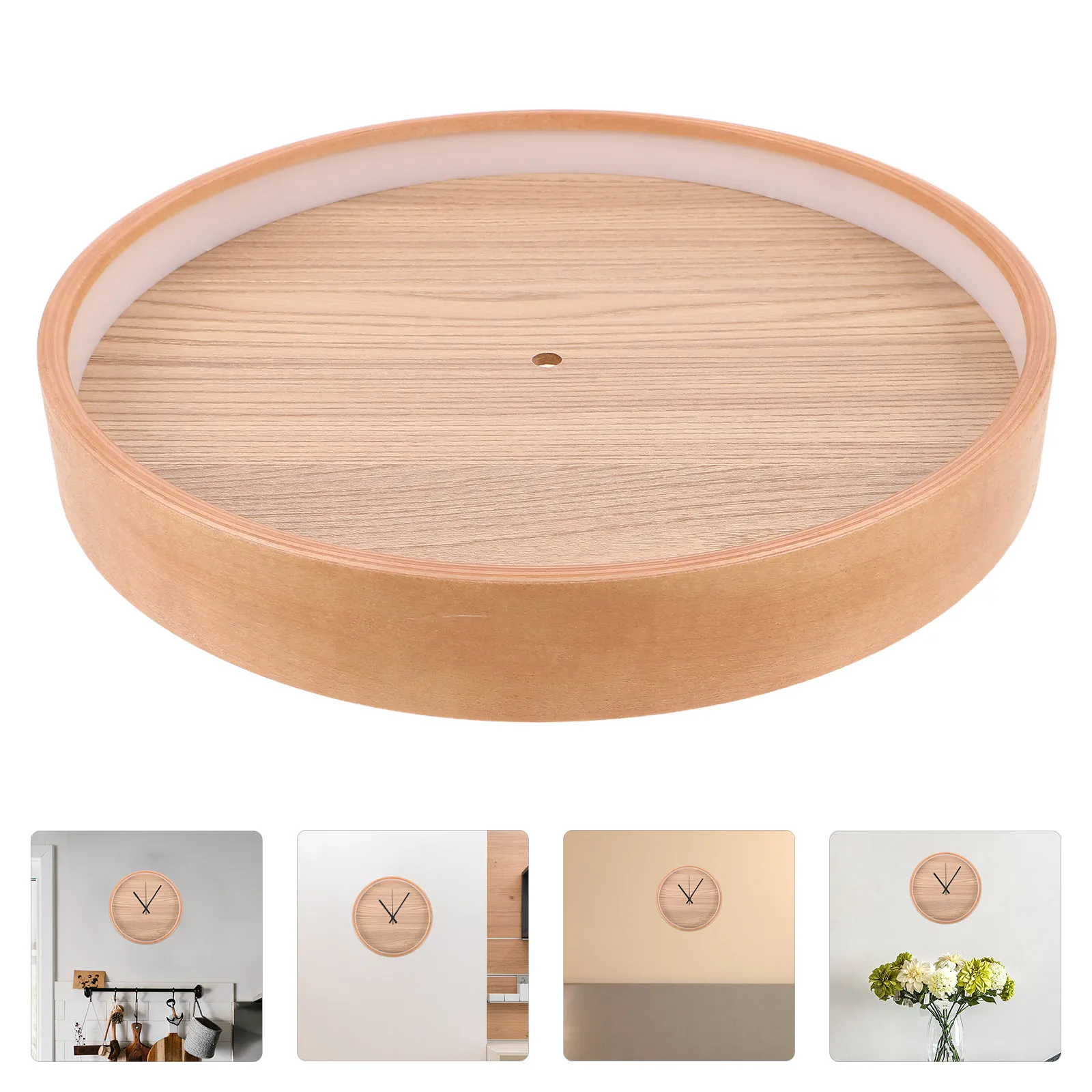 12-Inch Wooden Clock Case Wall Clock Original Wood Frame Accessories Minimalist Round Shell Trim Home Timepiece Decoration
12-Inch Wooden Clock Case Wall Clock Original Wood Frame Accessories Minimalist Round Shell Trim Home Timepiece Decoration